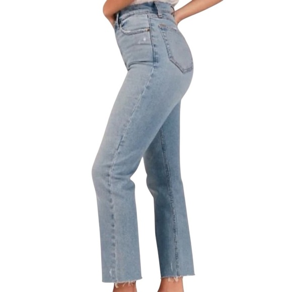 Abercrombie & Fitch The Ankle Straight Ultra High Rise Size 27 Jean Women - Picture 2 of 7